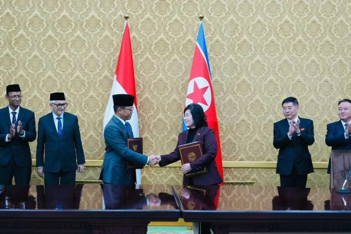 Menteri Luar Negeri RI Lakukan Kunjungan Bersejarah ke Pyongyang, Perkuat Diplomasi RI-Korut